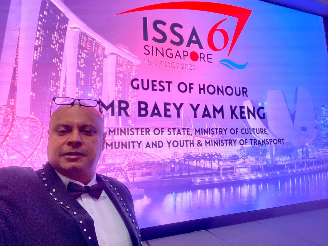 Rico Smith at the ISSA 6 Singapore conference