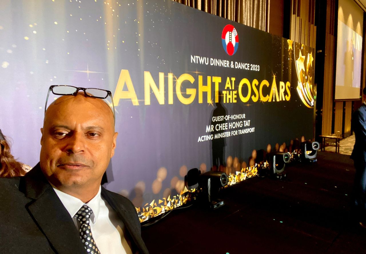 Rico Smith at the NTWU A Night at the Oscars dinner and dance