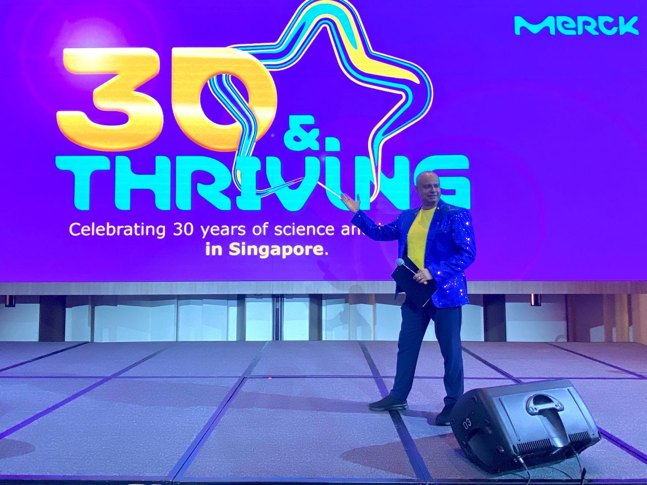Rico Smith hosting Merck's 30 and Thriving celebration