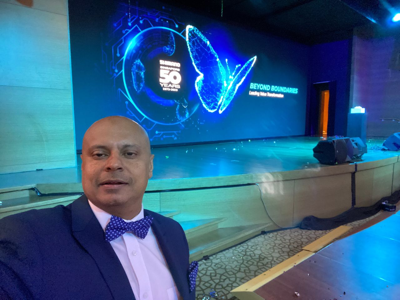 Rico Smith at the Shimano Singapore 50th anniversary celebration