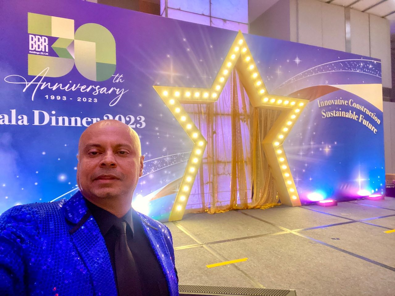 Rico Smith at the BBR Holdings 30th anniversary gala dinner